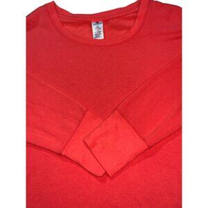 90 Degree Women's Large Orange/Tangerine Sweatshirt Super Soft Modal/Polyester/S